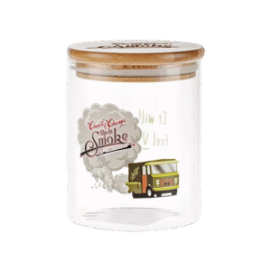 Cheech and Chong Glass Stash Jar | Green Van